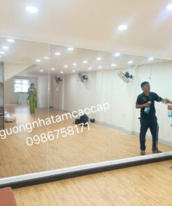 Gương Phòng Tập Yoga, Gym - Phôi gương Bỉ Nhập khẩu (AGC)