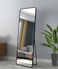 Gương có chân chống đứng – Khung viền hợp kim nhôm xước cao cấp V618