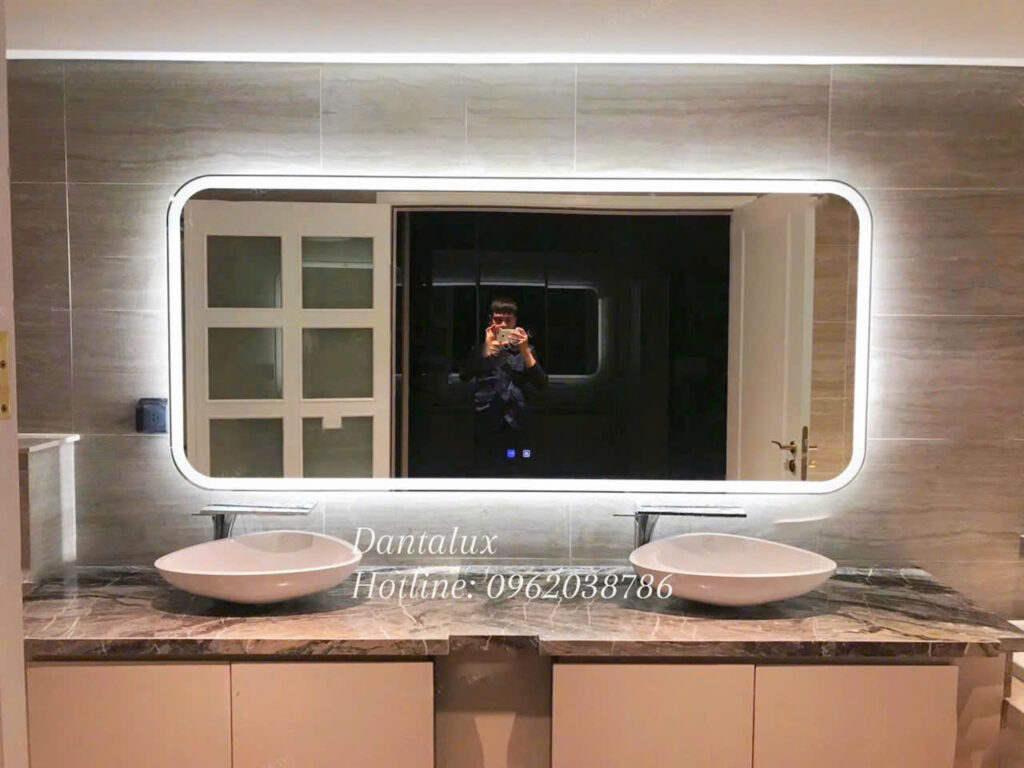 Gương phòng tắm LED hắt sáng