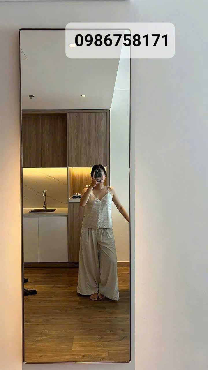 Gương toàn thân khung nhôm mảnh