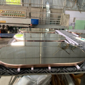 Sản xuất gương oval tại xưởng