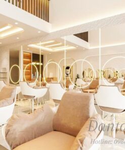 Gương đèn led salon tóc D75