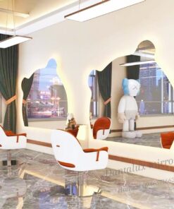 Gương đèn led salon tóc D75