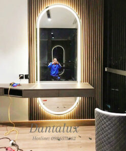 Gương Trang Trí Soi Toàn Thân Có Đèn Led Cao Cấp D65