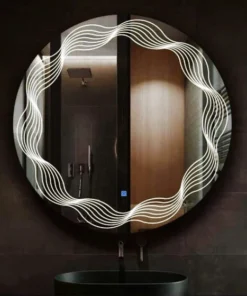 Alternative view of Gương LED Nghệ thuật sóng lượn SD700